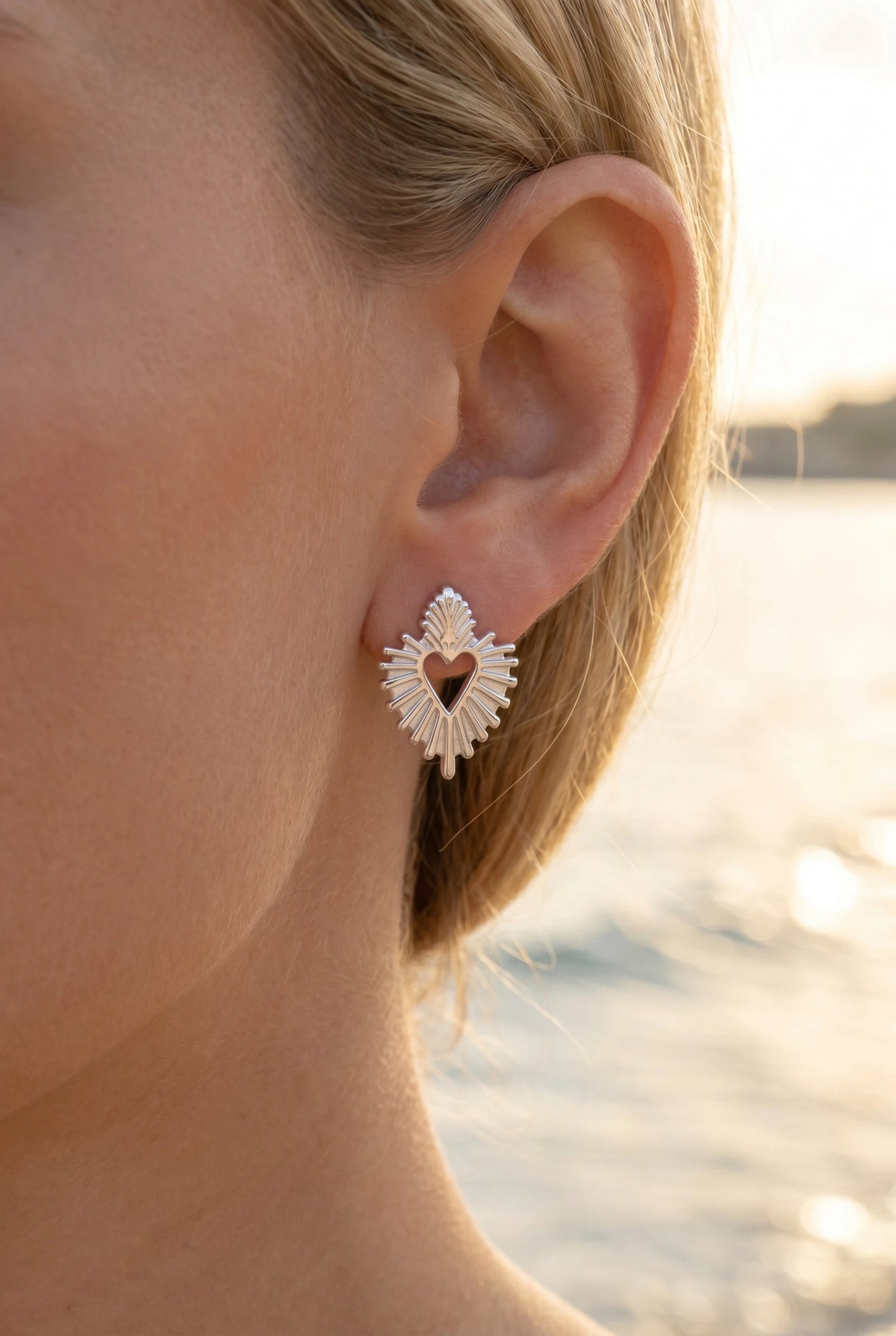 Boucles d’oreilles en acier inoxydable