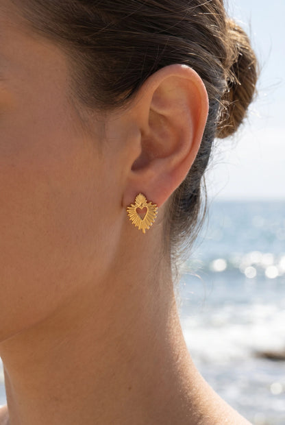 Boucles d’oreilles en acier inoxydable