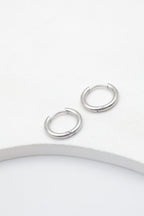 Boucles d'oreilles en acier inoxydable - ARGENT