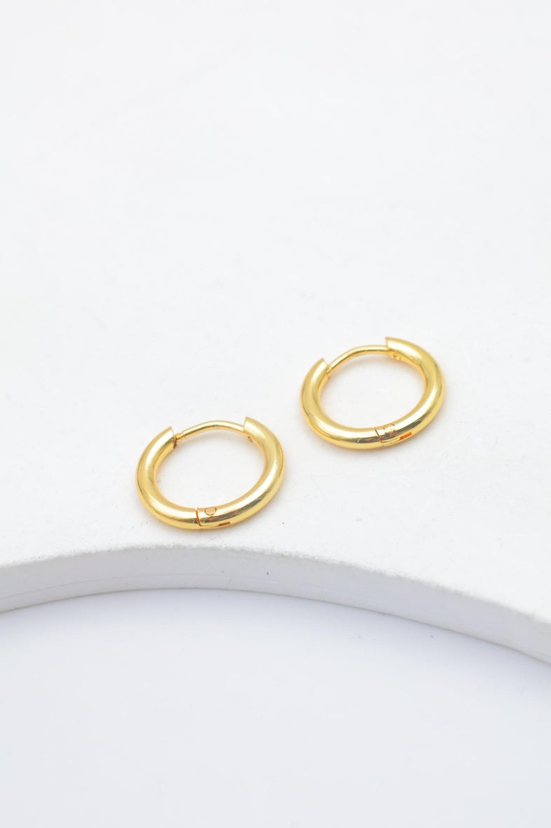 Boucles d'oreilles en acier inoxydable - DORÉ