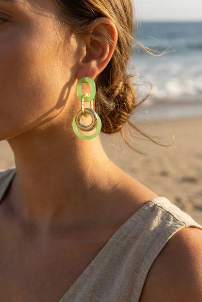 Boucles d’oreilles en acier inoxydable