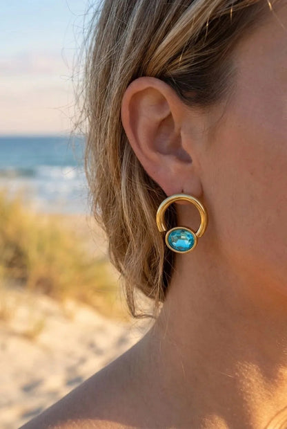 Boucles d’oreilles en acier inoxydable