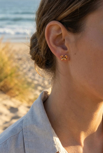 Boucles d’oreilles en acier inoxydable