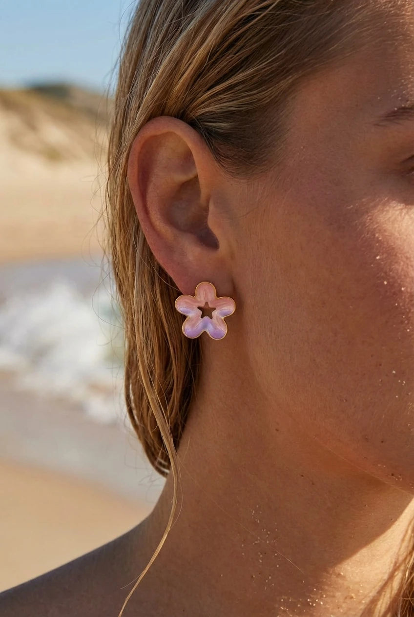 Boucles d’oreilles en acier inoxydable