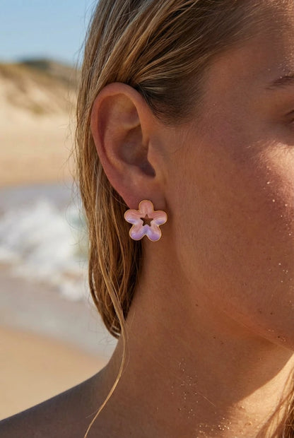 Boucles d’oreilles en acier inoxydable