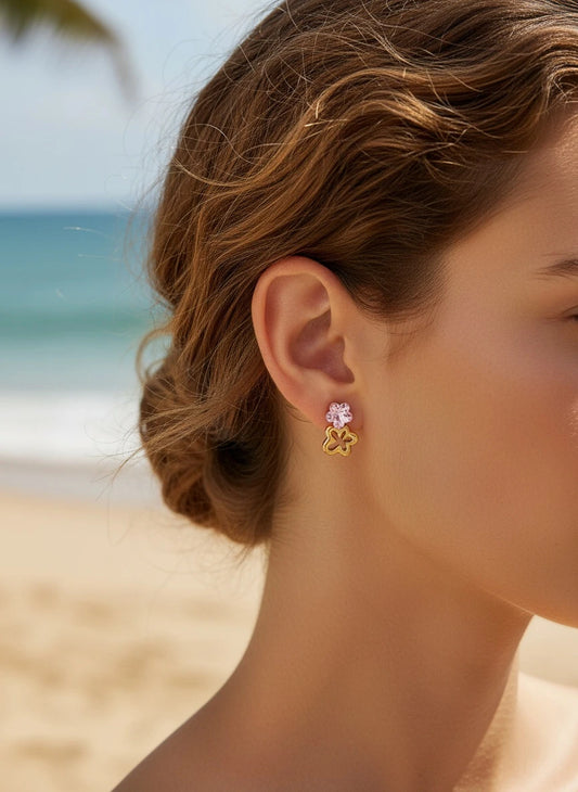 Boucles d’oreilles en acier inoxydable