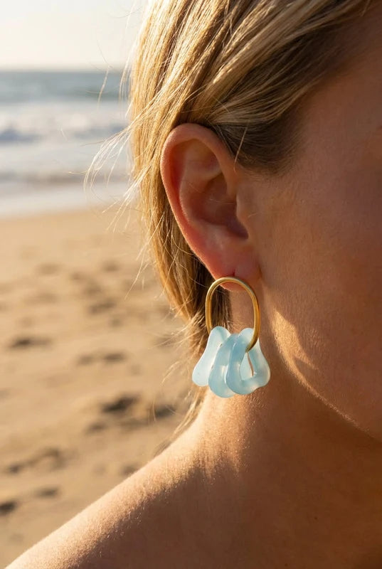 Boucles d’oreilles en acier inoxydable