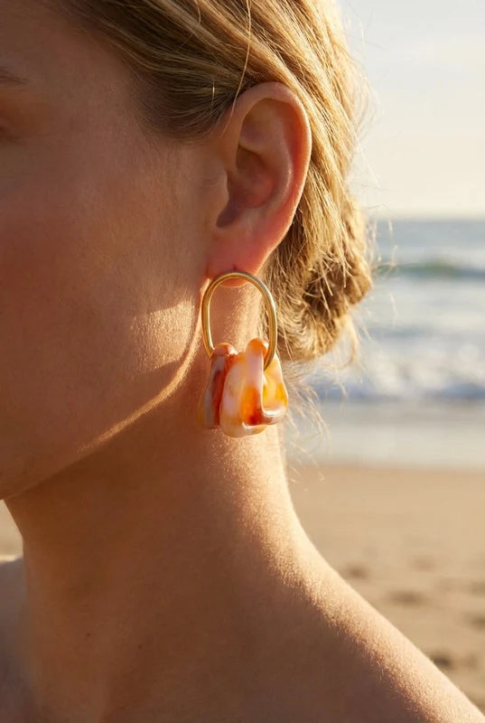Boucles d’oreilles en acier inoxydable