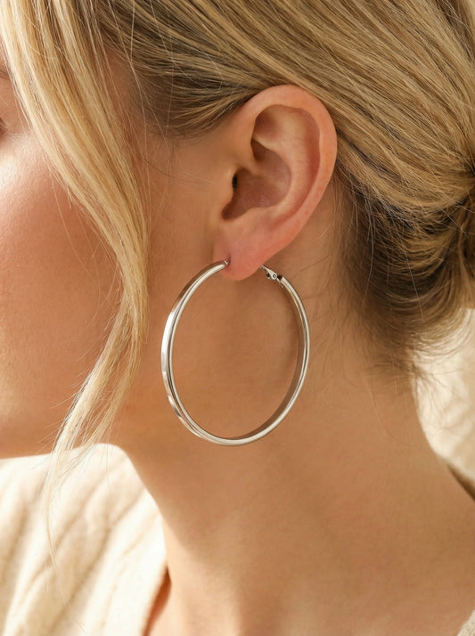 Boucles d’oreilles en acier inoxydable
