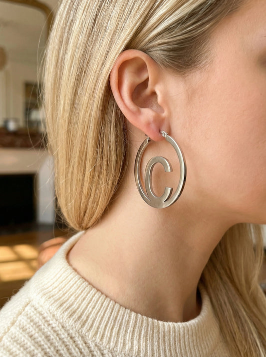 Boucles d’oreilles en acier inoxydable