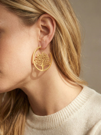 Boucles d’oreilles en acier inoxydable