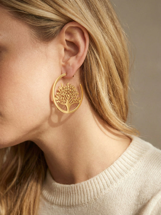 Boucles d’oreilles en acier inoxydable
