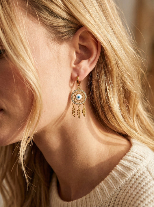 Boucles d’oreilles en acier inoxydable