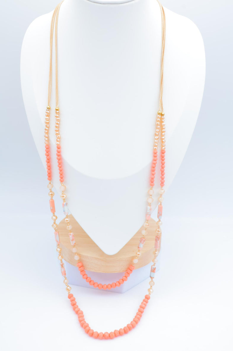 Collier en acier inoxydable - BEIGE