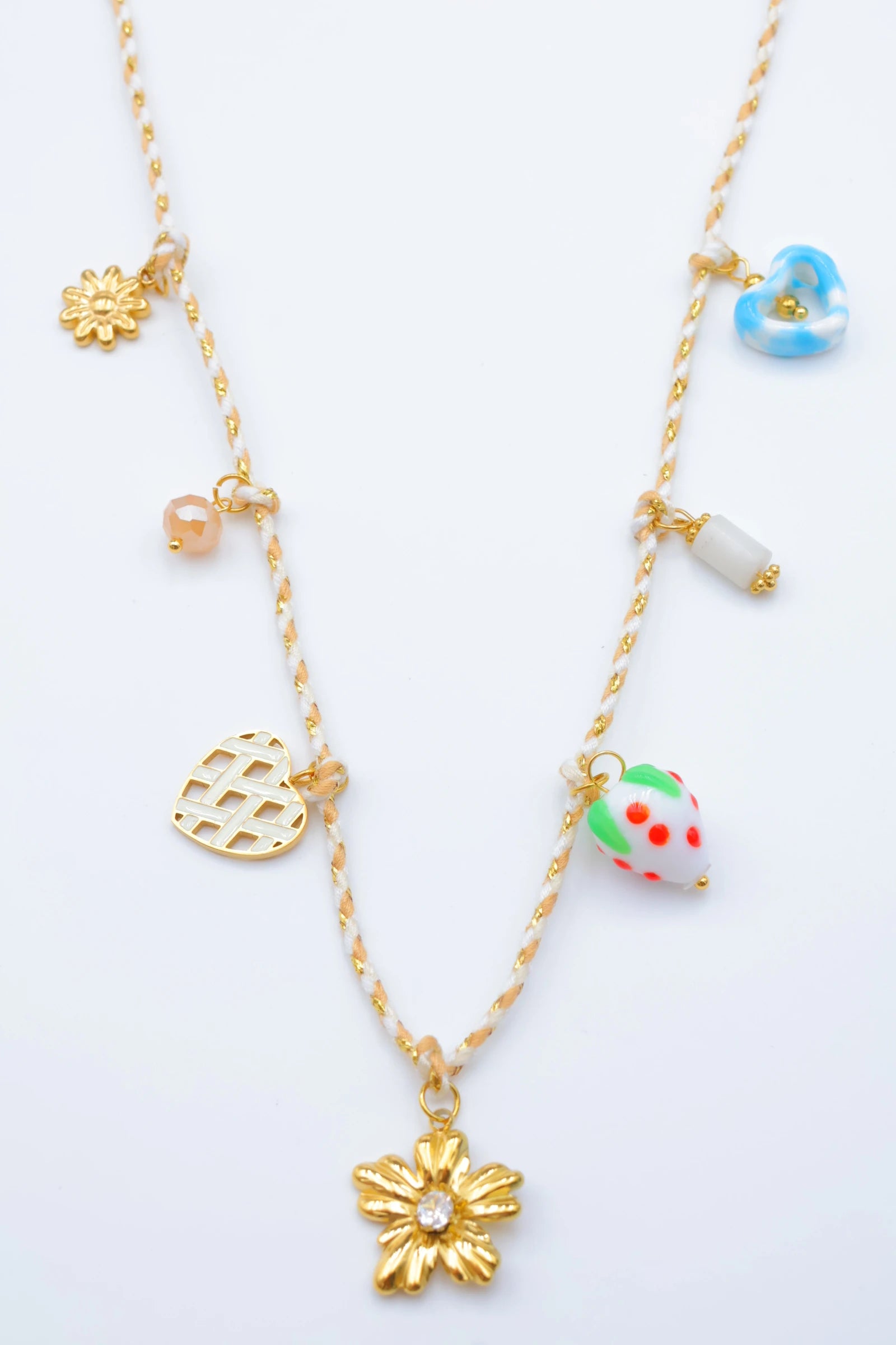 Collier en acier inoxydable - BLANC