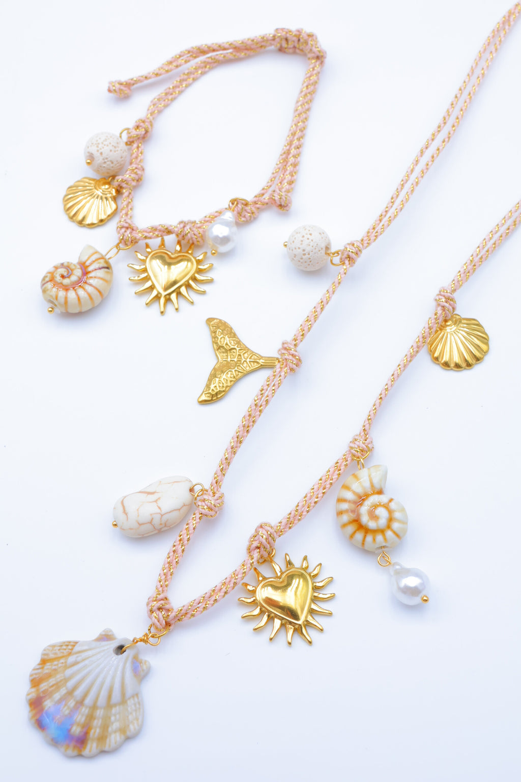 Parure de bijoux en acier inoxydable - ÉCRU