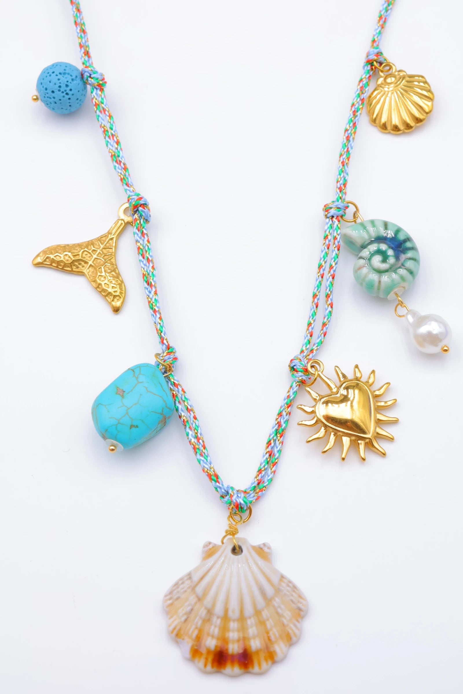 Collier en acier inoxydable - BLEU