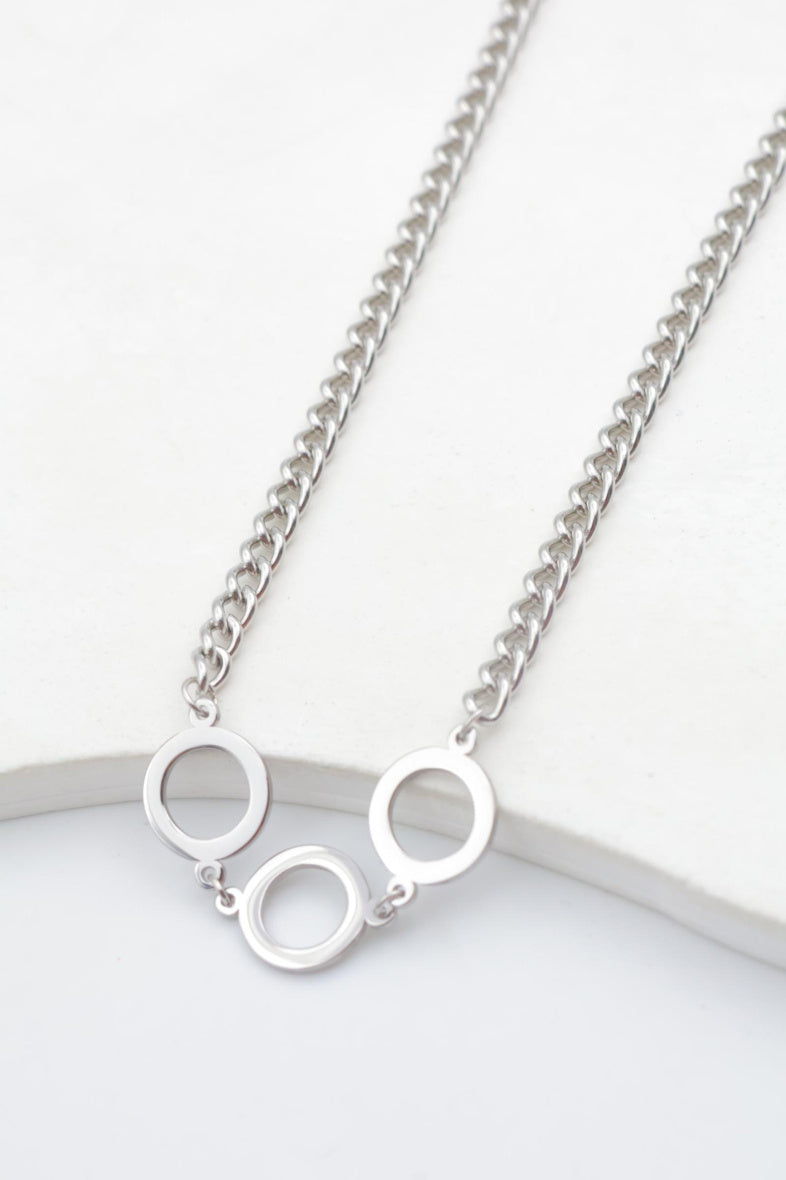 Collier en acier inoxydable - ARGENT
