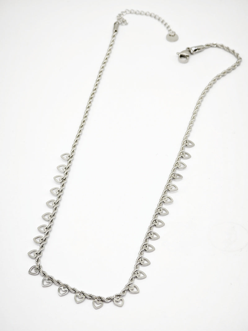 Collier en acier inoxydable - ARGENT