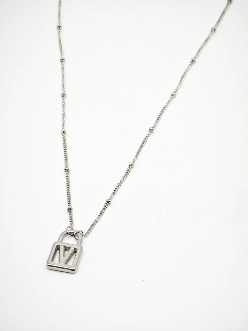 Collier en acier inoxydable - ARGENT