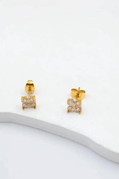 Boucles d’oreilles en acier inoxydable