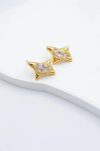 Boucles d’oreilles en acier inoxydable