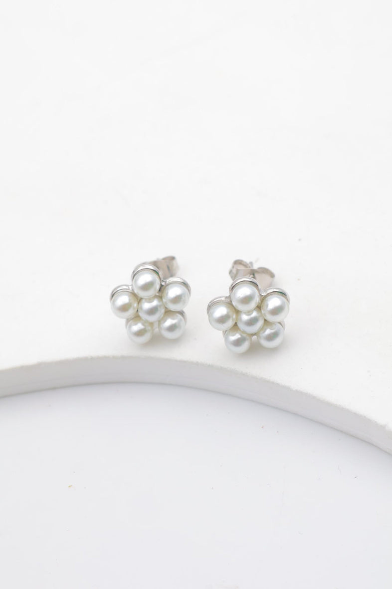 Boucles d'oreilles en acier inoxydable - ARGENT