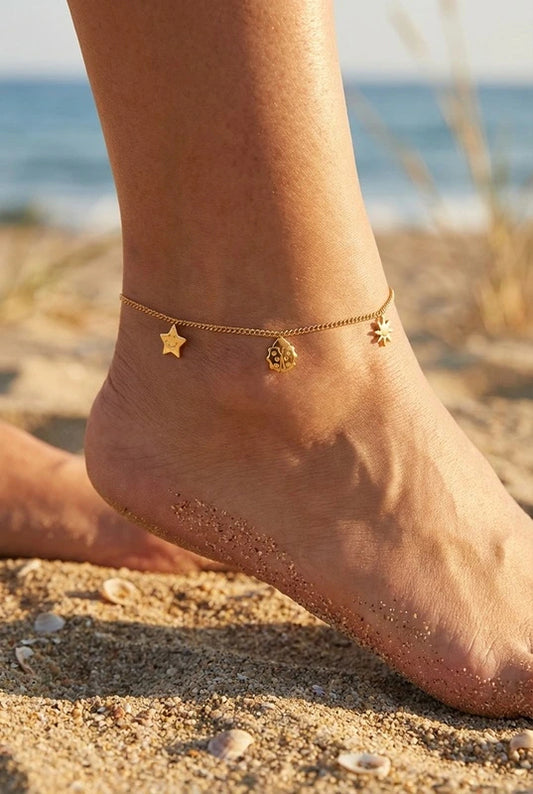 Chaînes de cheville en acier inoxydable