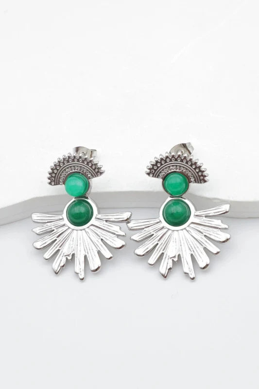 Boucles d’oreilles en acier inoxydable