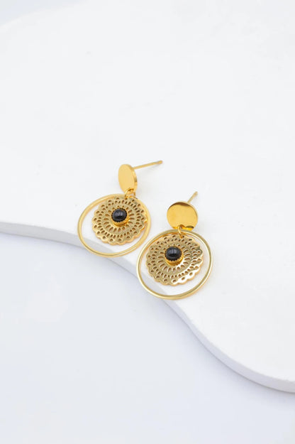 Boucles d’oreilles en acier inoxydable