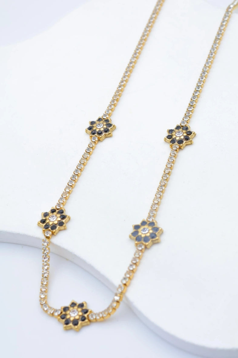 Collier en acier inoxydable - NOIR