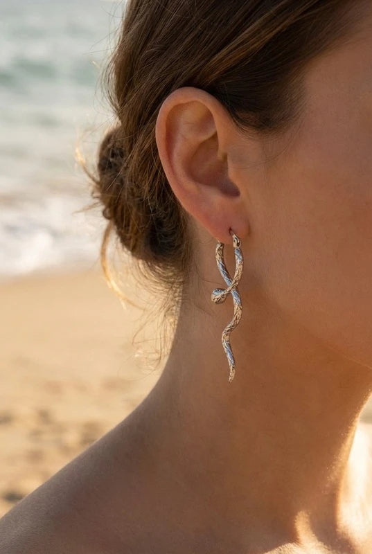 Boucles d’oreilles en acier inoxydable