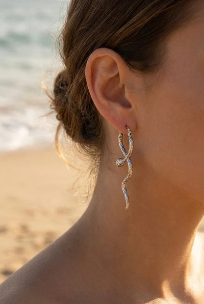 Boucles d’oreilles en acier inoxydable