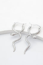 Boucles d'oreilles en acier inoxydable - ARGENT