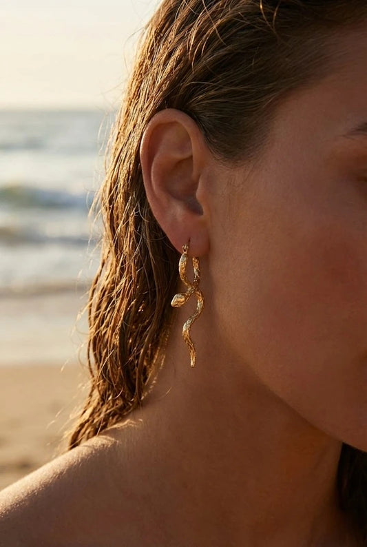 Boucles d’oreilles en acier inoxydable