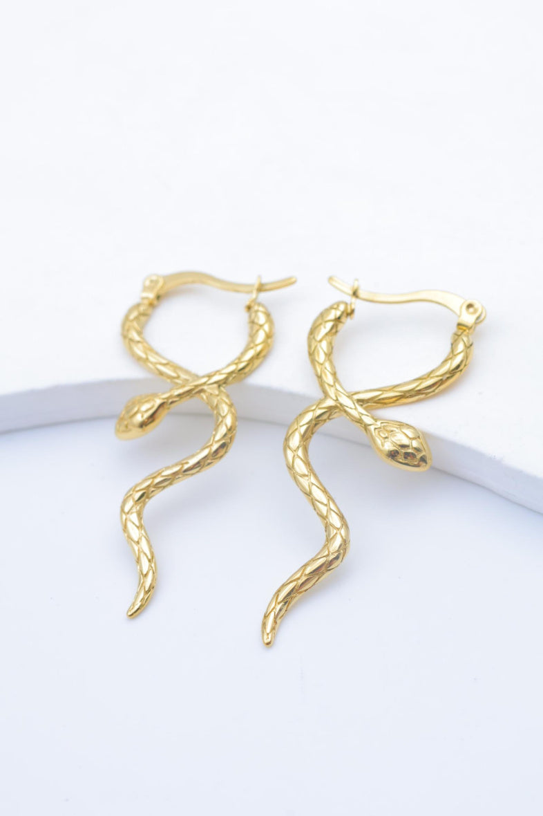 Boucles d'oreilles en acier inoxydable - DORÉ
