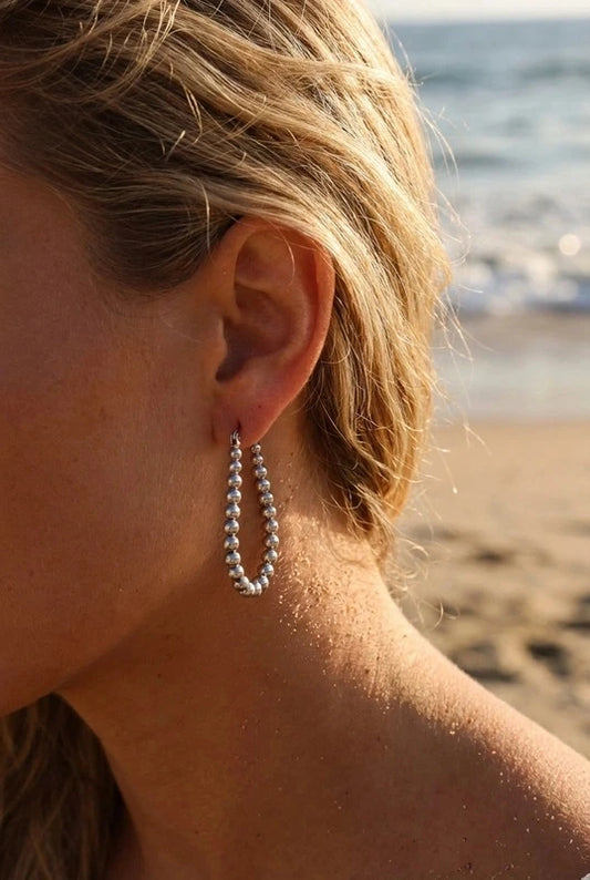 Boucles d’oreilles en acier inoxydable