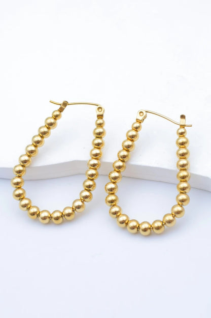 Boucles d’oreilles en acier inoxydable