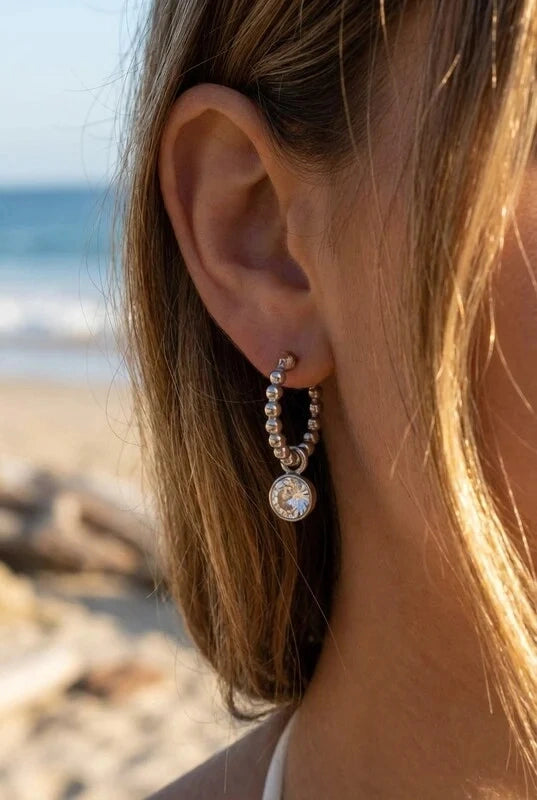Boucles d’oreilles en acier inoxydable