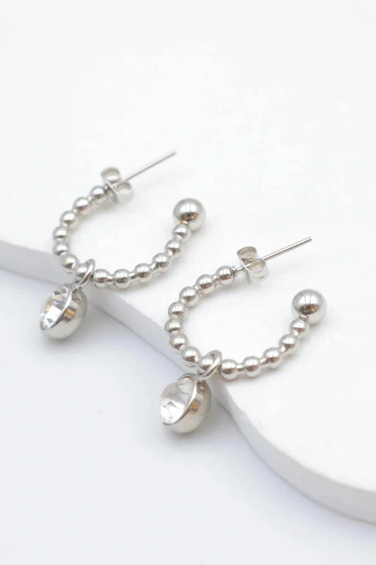 Boucles d’oreilles en acier inoxydable