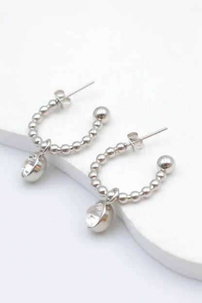 Boucles d’oreilles en acier inoxydable