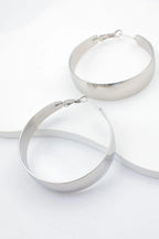 Boucles d'oreilles en acier inoxydable - ARGENT