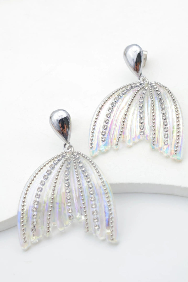 Boucles d'oreilles en acier inoxydable - ARGENT