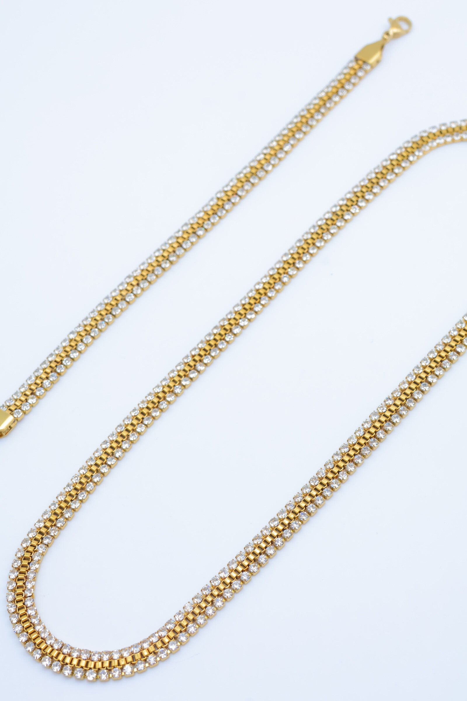 Parure de bijoux en acier inoxydable - DORÉ