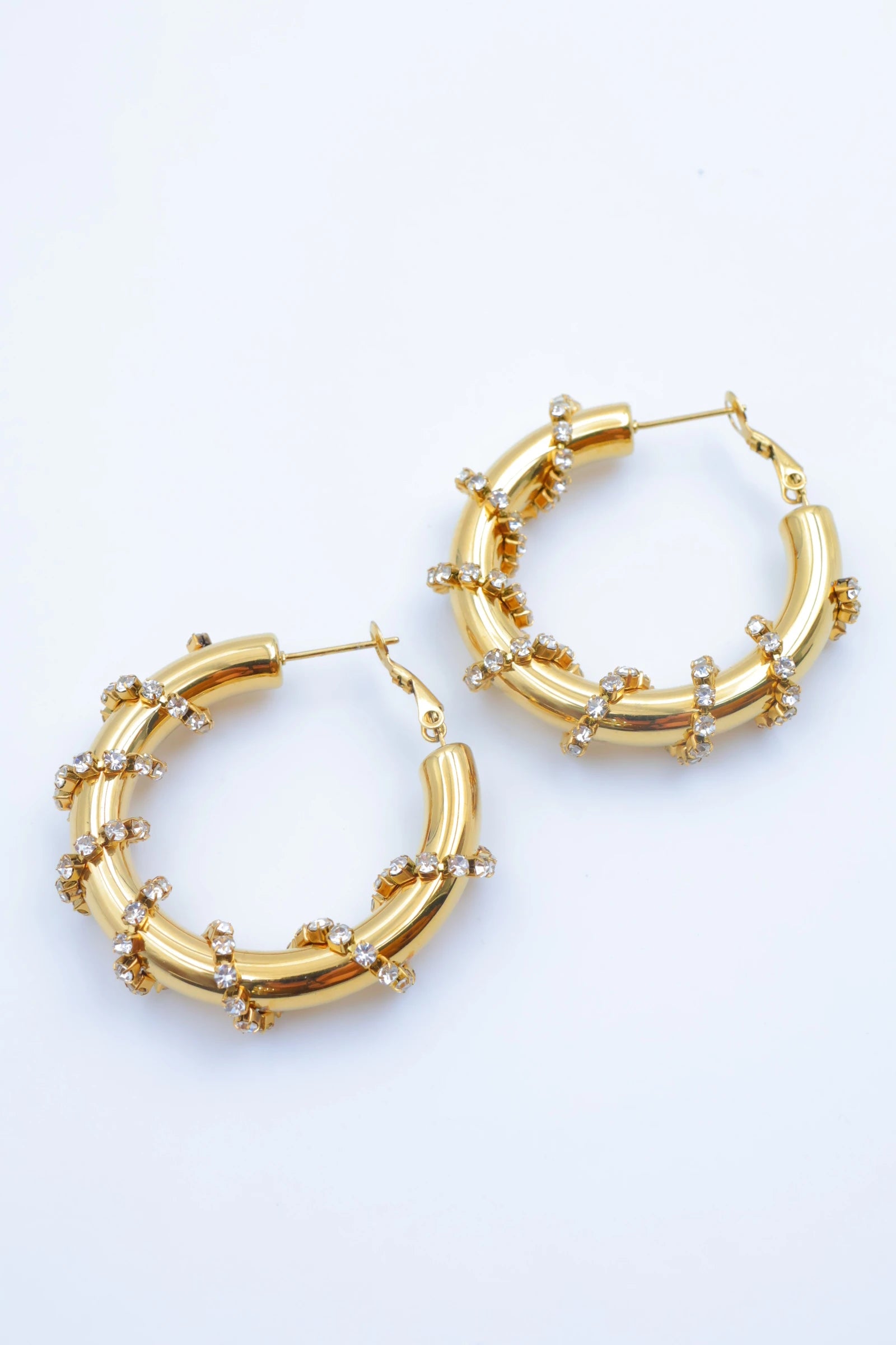 Boucles d'oreilles en acier inoxydable - DORÉ