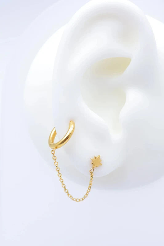 Boucles d’oreilles en acier inoxydable