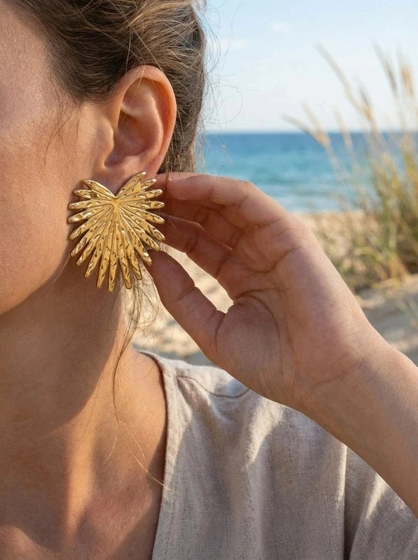 Boucles d’oreilles en acier inoxydable