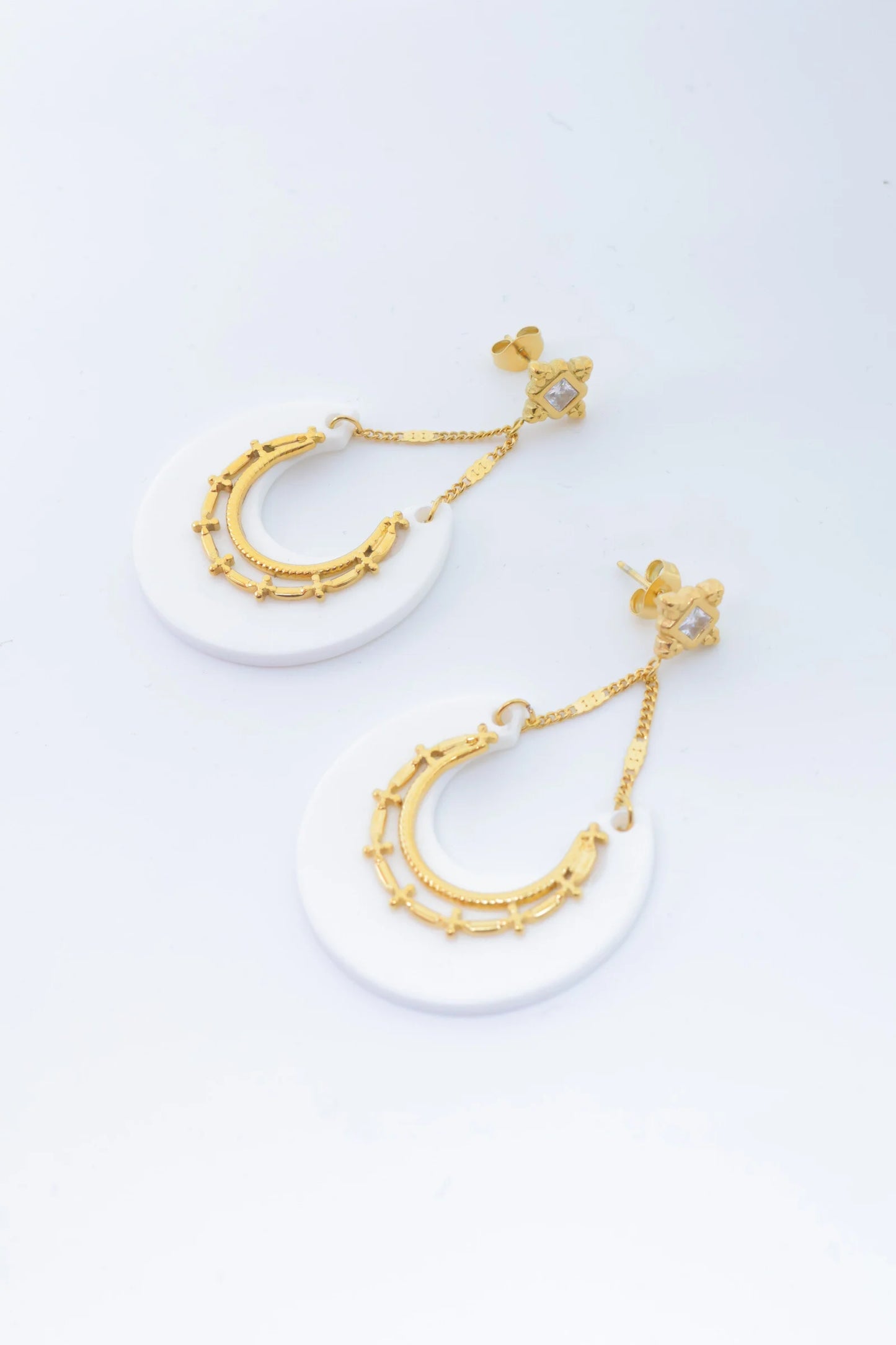 Boucles d’oreilles en acier inoxydable