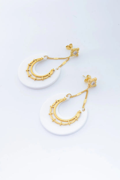 Boucles d’oreilles en acier inoxydable