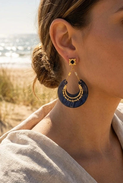 Boucles d’oreilles en acier inoxydable